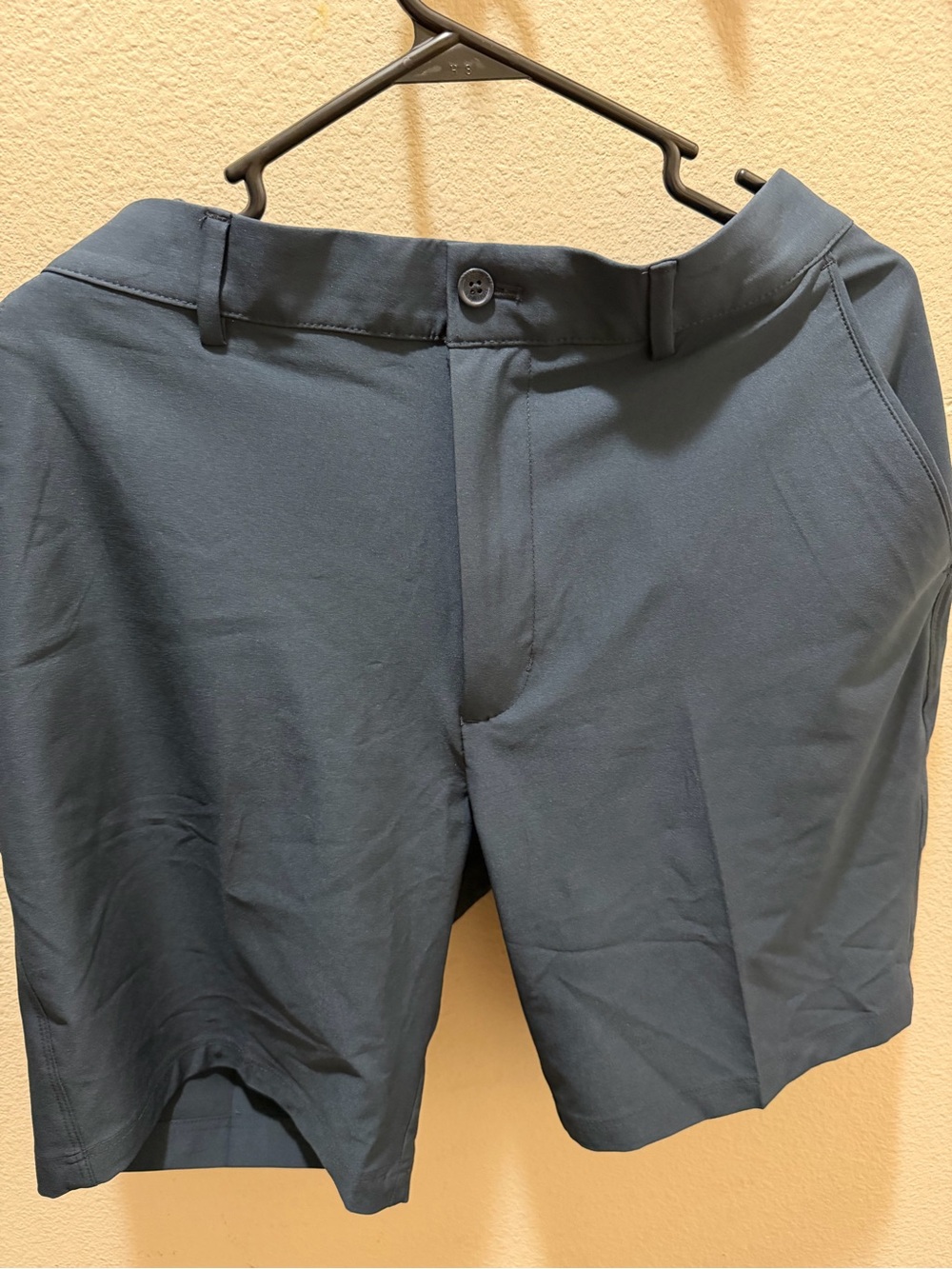 Greg Norman Collection Men's Deep Navy Flat-Front Performance Shorts